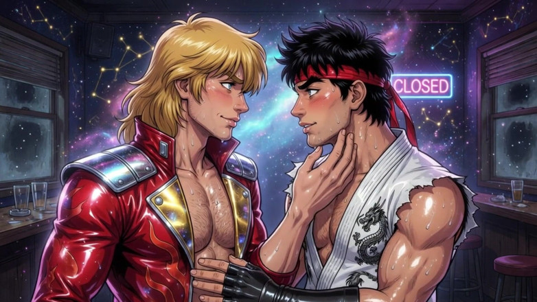 Erotic Man: Ken aur Ryu meking aaut (ai)