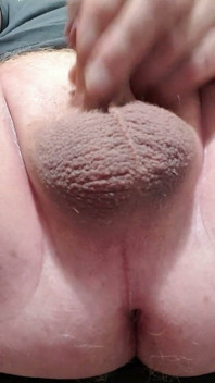 Tiny Dick Masturbation and Ball Massage