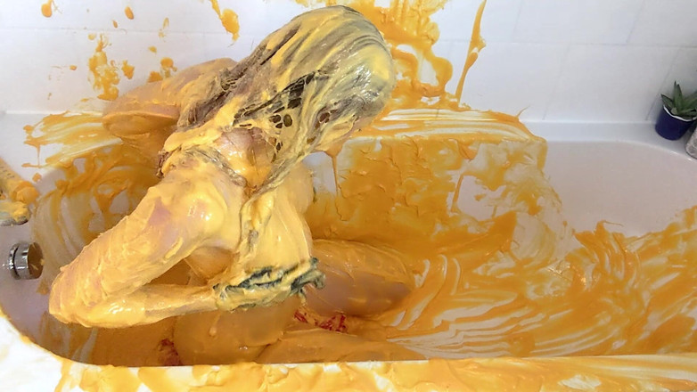 Lily kink: Nacho Pvc-schürze Wam Mit Dusche Und Aufräumung