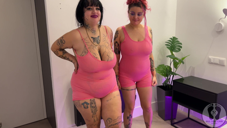 All You Can Fetish: Bouncing Huge Boobs Jumping Tits Ass Shaking Belly Fetish