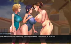 Taffy Tales V0475, partie 56, soirée de pieds dans la piscine par Loveskysan69