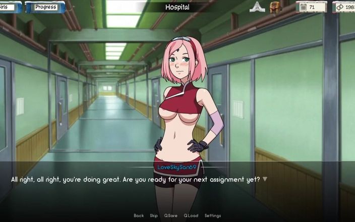 LoveSkySan69: Kunoichi Trainer - Naruto Trainer [v0.19.1] Deel 99 Sakura de naakte dokter door...