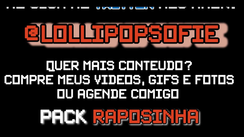 Sofie lollipop: El zorrazo se convirtió en presa, malo que estaba solo...