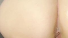 Hot Babe Left Home Alone and Masturbates Her Tight Pink Pussy!