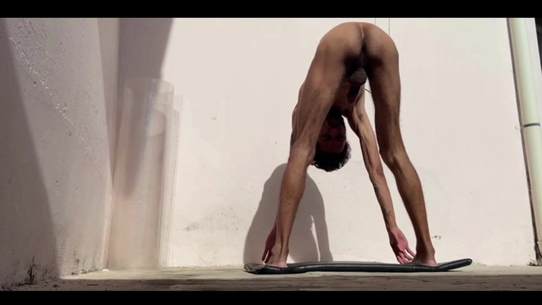 arabeputo: Esticando-se na manhã animada.