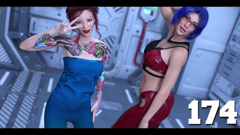 AVN Teller: ติดอยู่ในอวกาศ - เย็ดหมู่สามคน