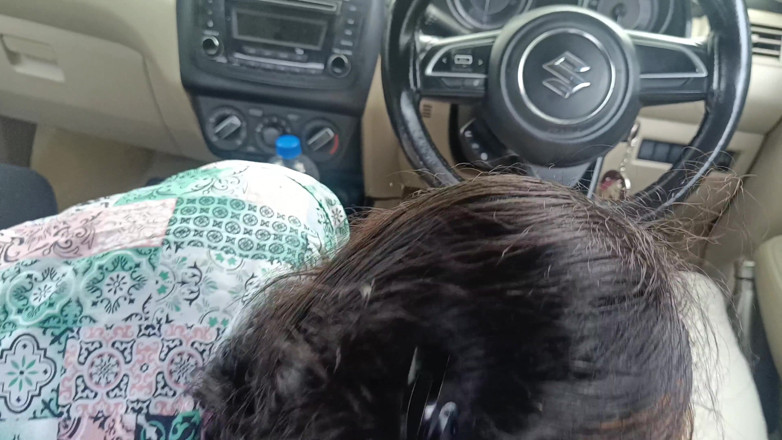 Inba: Office Manager Enjoying Hot Romance with Married Colleague Inside Car...