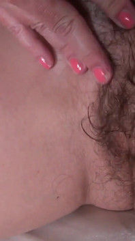 Auntjudys - Your Horny Mature Stepaunt Grace Toys Her Hairy Pussy for You