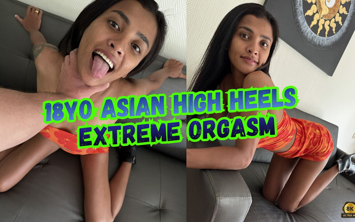 AsianSexVR passtrough: Salto alto 18 anos asiático extremo orgasmo [passthrough]
