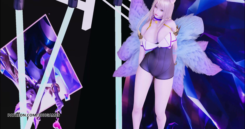 3D-Hentai Games: Kara - Hindu Ahri striptease kda legends league sexig kpop dance