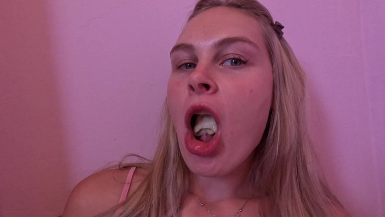 HotPrincessUA: Pink talk, tentation douce avec une sucette