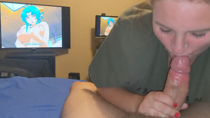 TeacHerYoung: I sucked him off to his favorite hentai