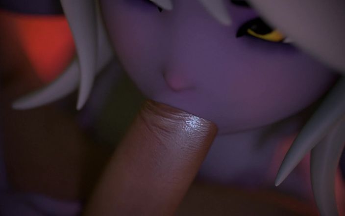 Velvixian 3D: Tristana sevimli yavaş oral seks