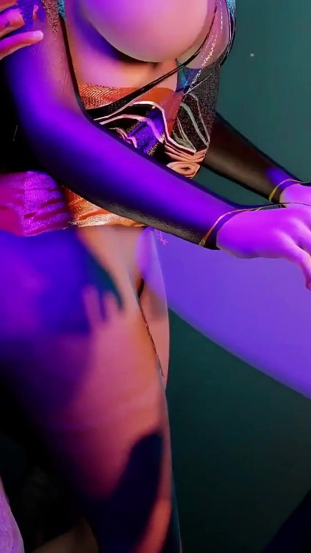 Celestial Curves: 3D Girl with Divine Assets - 3D Animation (X Hentai)