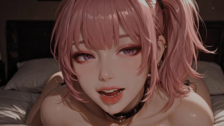 Stories&Anime: Ahegao 3D bambola in silicone rosa provocante