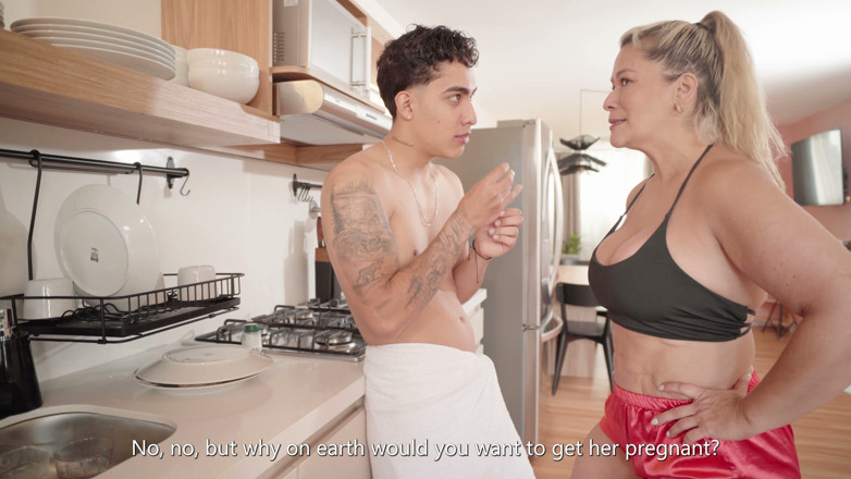 Cata Sanchez: A Horny Stepmother Gets Jealous of Her Stepson's Girlfriend and...