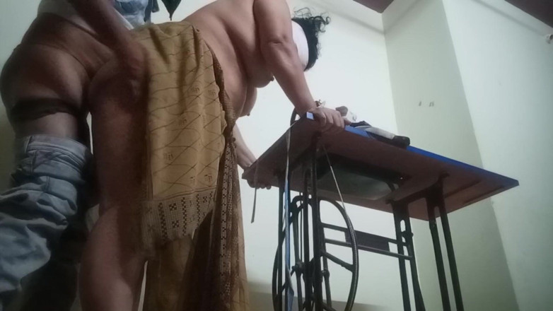 Telugu-fuckers: Telugu Stepaunty Fucking with Neighbour Tailor Guy Dirty Talks About...