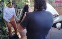 Mommy&#039;s fantasies: Utomhus avsugning - cuckold make filmar sin fru med ung man