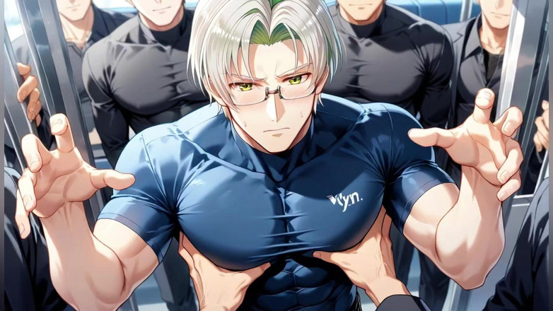 AI gay porn: Zakar besar hunk kongkek dubur gay