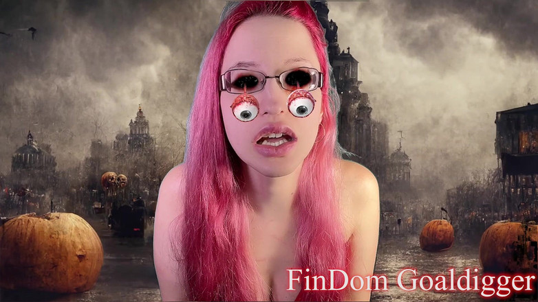 FinDom Goaldigger: Trasformazione dello schiavo del reddito di halloween