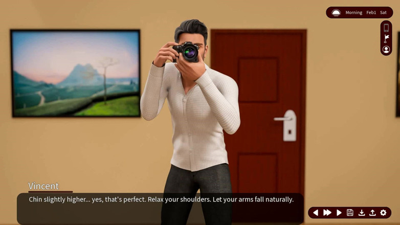 Dirty GamesXxX: Šepoty touhy Sexy manželka dělá sexy foto relaci Manžel sleduje...