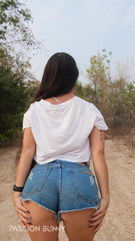 Public Walking and Beauty Flashing in Forest