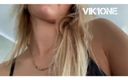 Viky one: Mild avsugning och kuk ridning från en vacker blondin