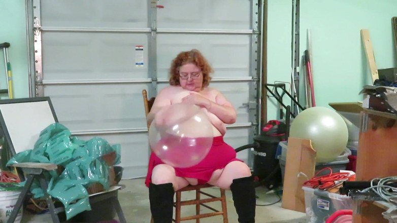 BBW nurse Vicki adventures with friends: My Fat Ass Pops Some Huge Clear Balloons