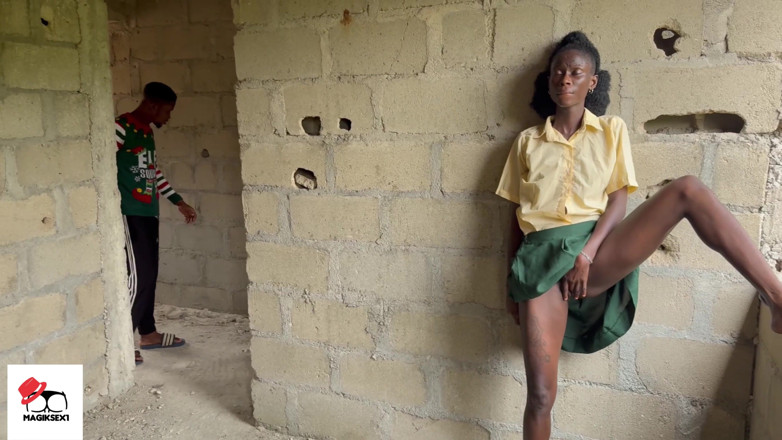 Magiksex1: Dark Skinny Student Fucked Hard in Uncompleted Building