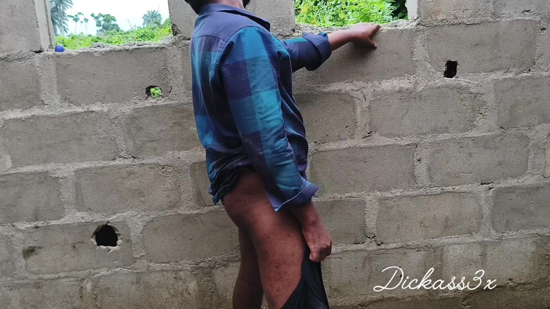 Dickass3x: Dogging den stora afrikanska knubbiga tik medan du står