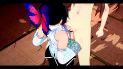 HentaiTubes: 鬼滅の刃 ふたなり - 忍 X 禰豆子 ハードセックス - 日本のアジア系漫画アニメゲーム ポルノ