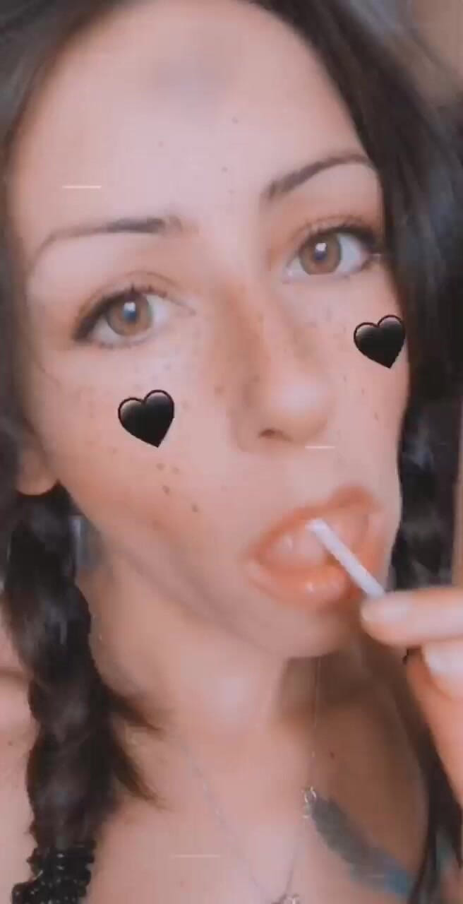 Maria Von Schnee: Drooling Eating Sweets