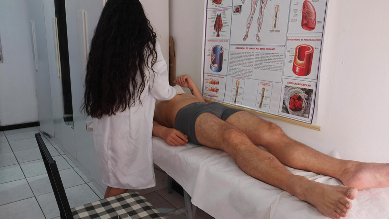 Forbidden pleasures: Nurse Observes Patient's Unexpected Erection During Treatment