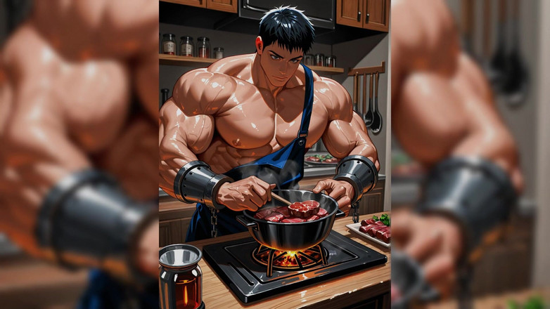 Erotic Man: Vaření Ai Muscle Hunks