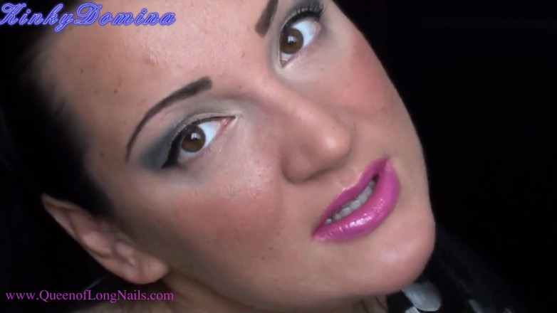 KinkyDomina: Joi bibir merah jambu panas