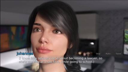 Johannes Gaming: Secret summer # 3 blickte einen blick, während Zoe sich anzieht.