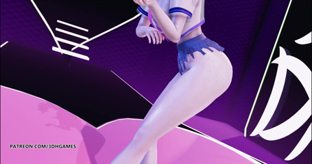 3D-Hentai Games: [MMD] Fiestar - Apple pie Gwen striptease sexy kpop