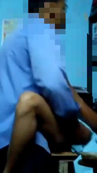 Indian Stepdad Fucked Her Stepdaughter in His Office Room