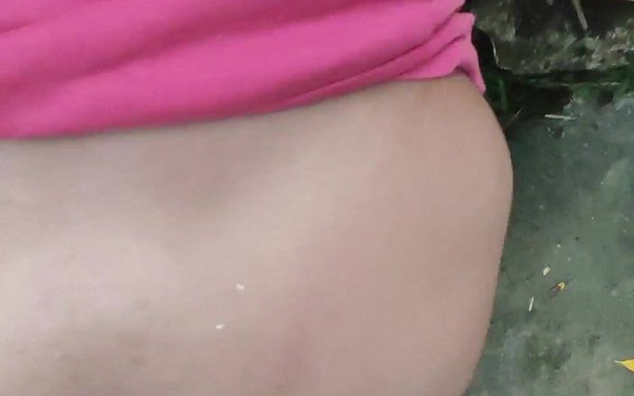 MyFilipinaGf: 饥渴的菲律宾女郎的户外中出（我们差点被抓到）