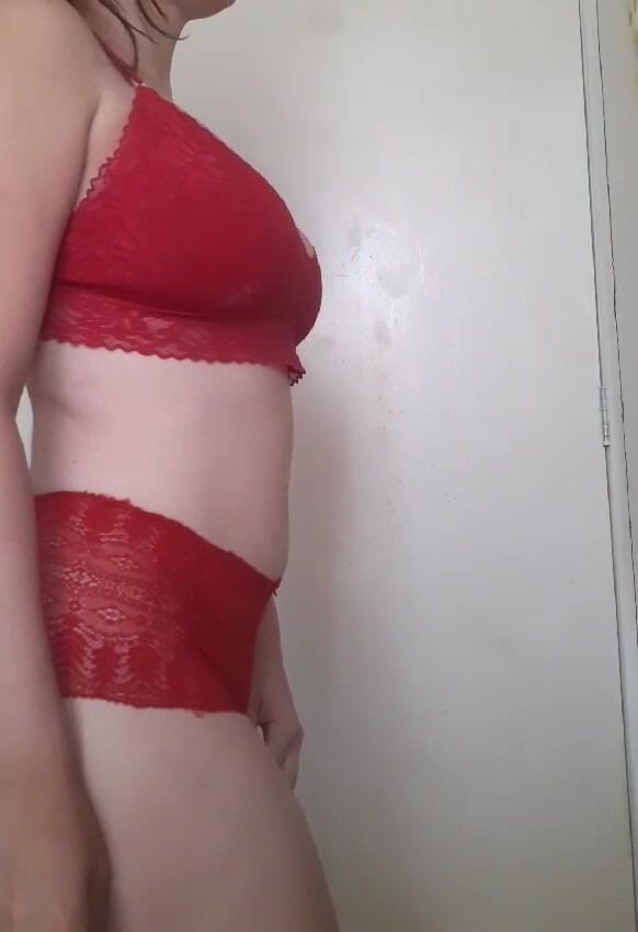 Thayna Costa: Lingerie Vermelha