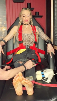 Bondage Tickle Interrogation: Mars Solo and Harmony