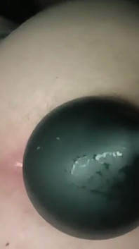 Anal Training with Inflatable