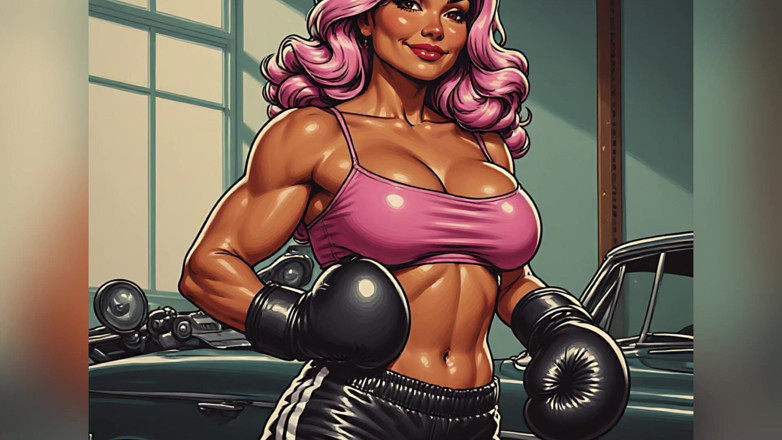 AI Porn: Arte de gatas fit não nuas