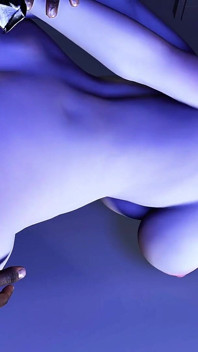 Tetonas, la tetona brilla en el sistema - animación 3D hentai
