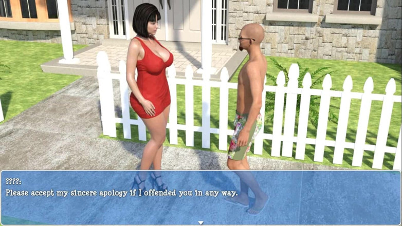 Dirty GamesXxX: Lily of the valley: casalinga in topless in piscina