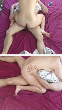 Pareja Amateur Teniendo Sexo Loco En El Dormitorio.