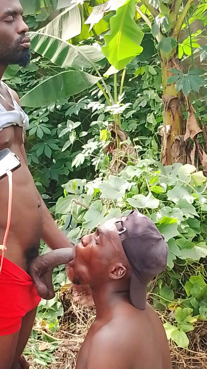 Africans men: Si pengisap kontol besar