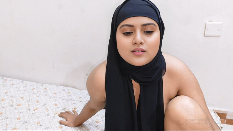 Your-Eshita: Schönes muslimisches hijabi-indisches bangla-mädchen fickt kaum exzügelndes genuss-video.