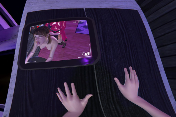 SwitchViewVR: Lateks Tanrıça Sizi Üç Pozisyonda Alır Kadın-bakış açısı