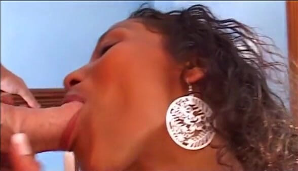 European Classics: Tight ebony teen riding cock with her ass